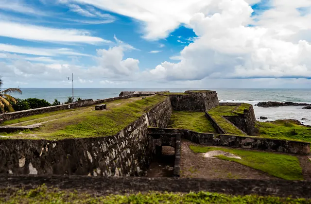 Galle Fort ramparts in Sri Lanka